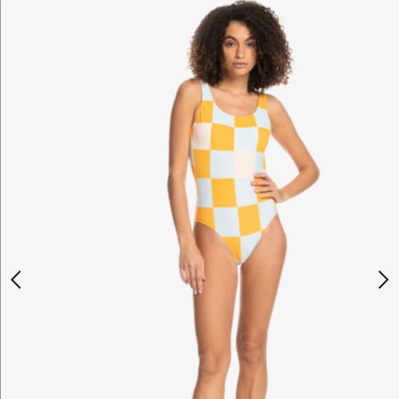 NWT womens quiksilver checked out one piece L - Picture 7 of 8